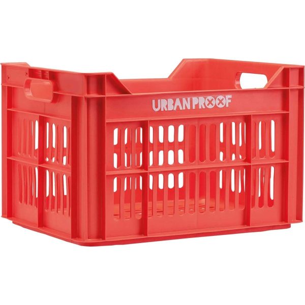 fietskrat 30L Lobster red - RECYCLED