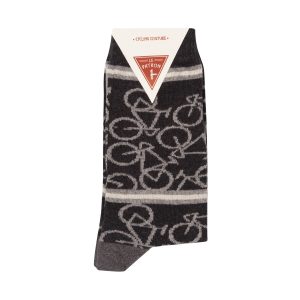 Bicycle socks dark grey