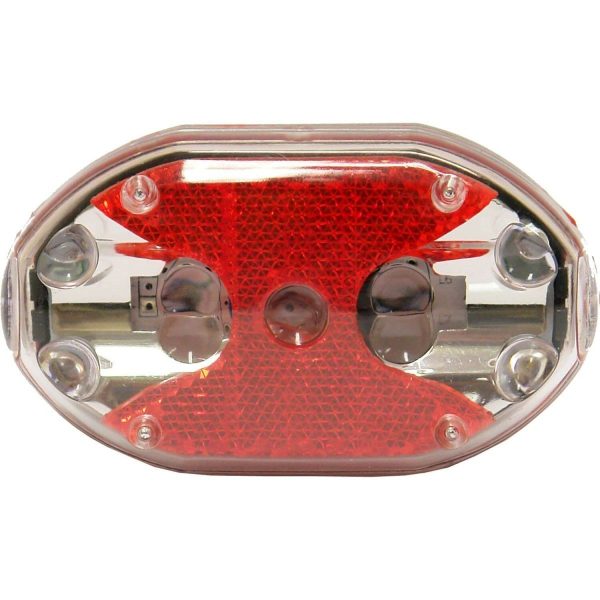 Light licht ovaal 5 led batterij zadelpen