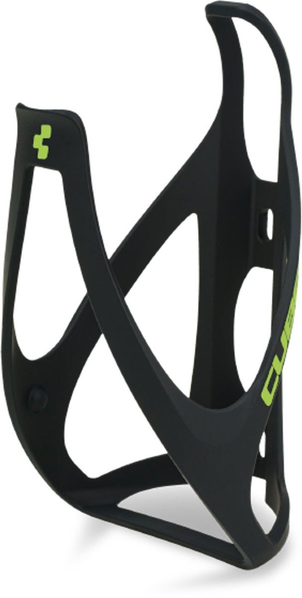 BOTTLE CAGE HPP MATT BLACK/FLASHGREEN 1 BOTTLE CAGE HPP MATT BLACK/FLASHGREEN