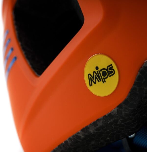 HELMET LINOK X ACTIONTEAM ORA/BLUE M (52-57) - Afbeelding 3