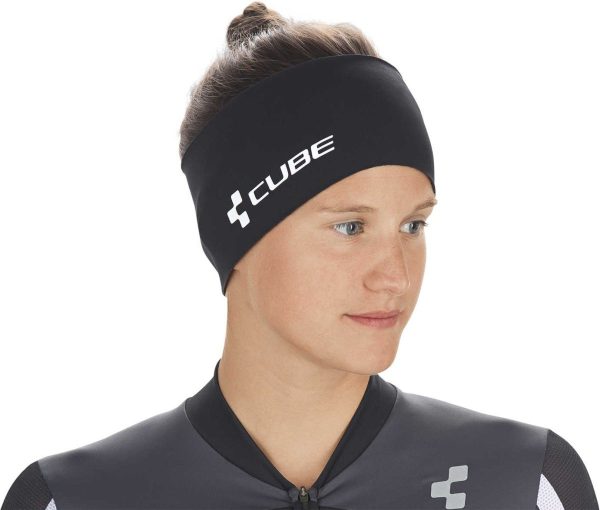 FUNCTIONAL HEADBAND RACE BE WARM BLK/WHITE