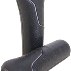 Handvat Per Stel Hybride Black Met Silveren Bies